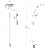 LEMARK LM8807C душевой гарнитур