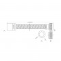 Шланг душевой LEMARK LE8059P ПВХ, 200 см, TURN-FREE Шланг душевой LEMARK LE8059P ПВХ, 200 см, TURN-FREE