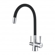 Смеситель LEMARK Comfort LM3075C для кухни с подключением к фильтру с питьевой водой, хром