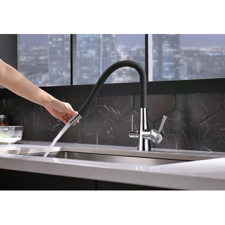 Смеситель LEMARK Comfort LM3075C для кухни с подключением к фильтру с питьевой водой, хром Смеситель LEMARK Comfort LM3075C для кухни с подключением к фильтру с питьевой водой, хром