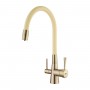 Смеситель LEMARK Comfort LM3075B-Beige для кухни с гибким изливом, с подключением к фильтру с питьевой водой Смеситель LEMARK Comfort LM3075B-Beige для кухни с гибким изливом, с подключением к фильтру с питьевой водой