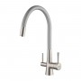 Смеситель LEMARK Comfort LM3075BN-Silver для кухни с гибким изливом, с подключением к фильтру с питьевой водой Смеситель LEMARK Comfort LM3075BN-Silver для кухни с гибким изливом, с подключением к фильтру с питьевой водой