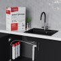 Комплект: Смеситель LM3075C для кухни с гибким изливом + Фильтр BASIC для очистки воды от хлора и вредных примесей Комплект: Смеситель LM3075C для кухни с гибким изливом + Фильтр BASIC для очистки воды от хлора и вредных примесей