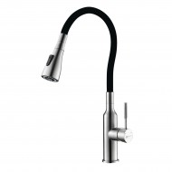 Смеситель LEMARK Expert LM5082S-Black для кухни с гибким изливом