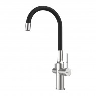 Смеситель LEMARK Expert LM5083S-Black для кухни с подключением к фильтру с питьевой водой