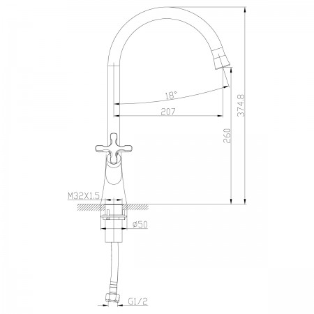 Смеситель LEMARK Duetto LM5704C для кухни Смеситель LEMARK Duetto LM5704C для кухни
