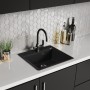 Кухонная мойка LEMARK HANKA 570 врезная прямоугольная из кварцгранита Кухонная мойка LEMARK HANKA 570 врезная прямоугольная из кварцгранита