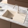 Кухонная мойка LEMARK IMANDRA 760 врезная прямоугольная с крылом из кварцгранита Кухонная мойка LEMARK IMANDRA 760 врезная прямоугольная с крылом из кварцгранита