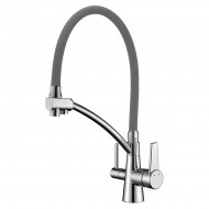 Смеситель LEMARK Comfort LM3071C-Gray для кухни с подключением к фильтру с питьевой водой