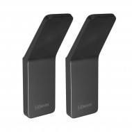 LEMARK | Крючок одинарный LEMARK SMOOTH LINE для полотенец и халатов, чёрный матовый