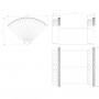 LEMARK | Аксессуары Jasmine полка угловая, 240х240х90 мм, черная бронза LM6682ORB LEMARK | Аксессуары Jasmine полка угловая, 240х240х90 мм, черная бронза LM6682ORB