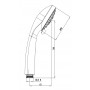 Лейка душевая LEMARK LM0223C, 3-функциональная Лейка душевая LEMARK LM0223C, 3-функциональная