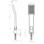 Комплект аксессуаров LEMARK LM0802C для душа Комплект аксессуаров LEMARK LM0802C для душа