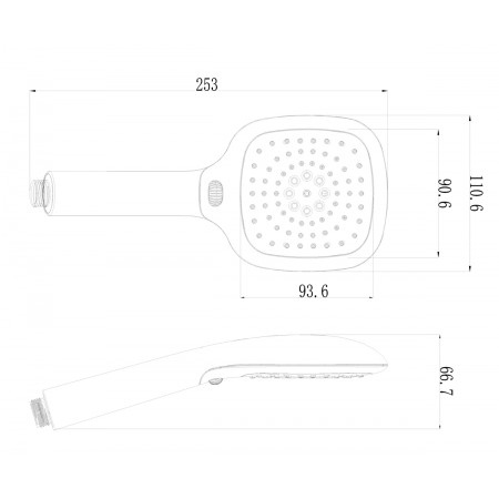 Лейка душевая LEMARK LM1013Black, 3-функциональная Лейка душевая LEMARK LM1013Black, 3-функциональная