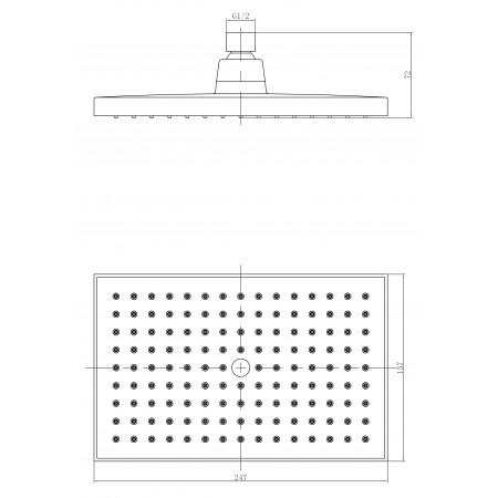 Душевая лейка верхняя LEMARK LM8039C 1-функциональная, прямоугольная 250х160 мм, хром Душевая лейка верхняя LEMARK LM8039C 1-функциональная, прямоугольная 250х160 мм, хром