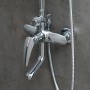 Смеситель LEMARK Linara LM0462C для ванны и душа с регулируемой высотой штанги Смеситель LEMARK Linara LM0462C для ванны и душа с регулируемой высотой штанги