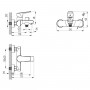 Смеситель LEMARK Selena LM0812C для ванны Смеситель LEMARK Selena LM0812C для ванны