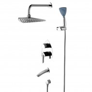 Смеситель LEMARK Mars LM3522C для ванны и душа, встраиваемый