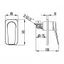 Смеситель LEMARK Bronx LM3723BL для душа, встраиваемый Смеситель LEMARK Bronx LM3723BL для душа, встраиваемый