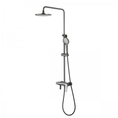 Смеситель LEMARK Bronx LM3762GM для душа с регулируемой высотой штанги Смеситель LEMARK Bronx LM3762GM для душа с регулируемой высотой штанги