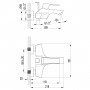 Смеситель LEMARK Unit LM4502C для ванны Смеситель LEMARK Unit LM4502C для ванны