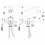 Смеситель LEMARK Melange LM4908CW для биде Смеситель LEMARK Melange LM4908CW для биде