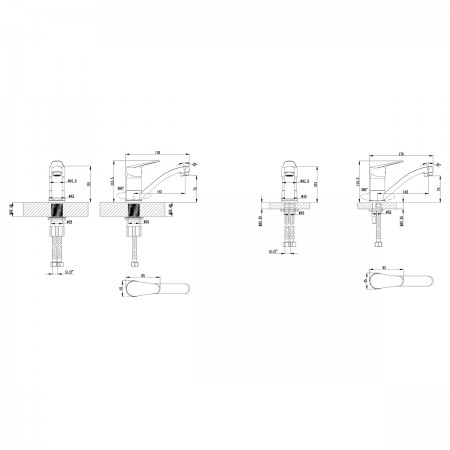 Смеситель LEMARK Partner LM6507C для раковины Смеситель LEMARK Partner LM6507C для раковины