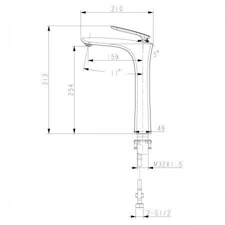 Смеситель LEMARK Bellario LM6809C для раковины Смеситель LEMARK Bellario LM6809C для раковины