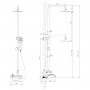Смеситель LEMARK Bellario LM6862C для ванны и душа Смеситель LEMARK Bellario LM6862C для ванны и душа