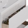 Тумба LEMARK COMBI 100 см под 1 раковину, подвесная/напольная, 2 ящика, цвет корпуса, фасада: Белый глянец Тумба LEMARK COMBI 100 см под 1 раковину, подвесная/напольная, 2 ящика, цвет корпуса, фасада: Белый глянец