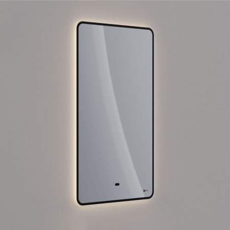 Зеркало LEMARK MIOBLACK 45х80 см с интерьерной подсветкой, с подогревом Зеркало LEMARK MIOBLACK 45х80 см с интерьерной подсветкой, с подогревом