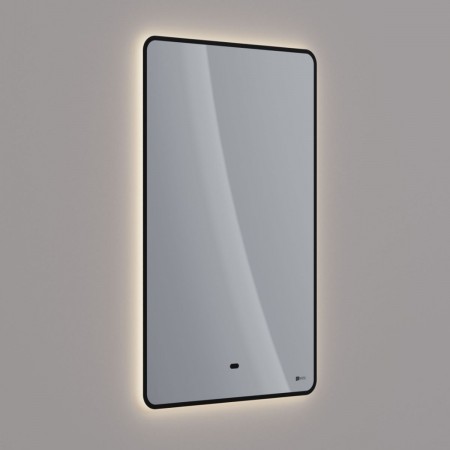 Зеркало LEMARK MIOBLACK 50х80 см с интерьерной подсветкой, с подогревом Зеркало LEMARK MIOBLACK 50х80 см с интерьерной подсветкой, с подогревом