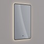 Зеркало LEMARK MIOBLACK 50х80 см с интерьерной подсветкой, с подогревом Зеркало LEMARK MIOBLACK 50х80 см с интерьерной подсветкой, с подогревом