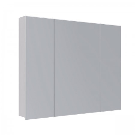 Шкаф зеркальный LEMARK UNIVERSAL 100х80 см 3-х дверный, цвет корпуса: Белый глянец Шкаф зеркальный LEMARK UNIVERSAL 100х80 см 3-х дверный, цвет корпуса: Белый глянец