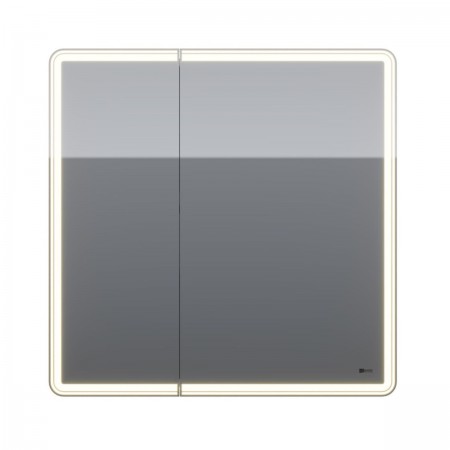 Шкаф зеркальный LEMARK ELEMENT 80х80 см 2-х дверный, с подсветкой, с розеткой, цвет корпуса: Белый Шкаф зеркальный LEMARK ELEMENT 80х80 см 2-х дверный, с подсветкой, с розеткой, цвет корпуса: Белый