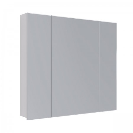 Шкаф зеркальный LEMARK UNIVERSAL 90х80 см 3-х дверный, цвет корпуса: Белый глянец Шкаф зеркальный LEMARK UNIVERSAL 90х80 см 3-х дверный, цвет корпуса: Белый глянец