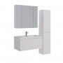 Шкаф зеркальный LEMARK UNIVERSAL 90х80 см 3-х дверный, цвет корпуса: Белый глянец Шкаф зеркальный LEMARK UNIVERSAL 90х80 см 3-х дверный, цвет корпуса: Белый глянец